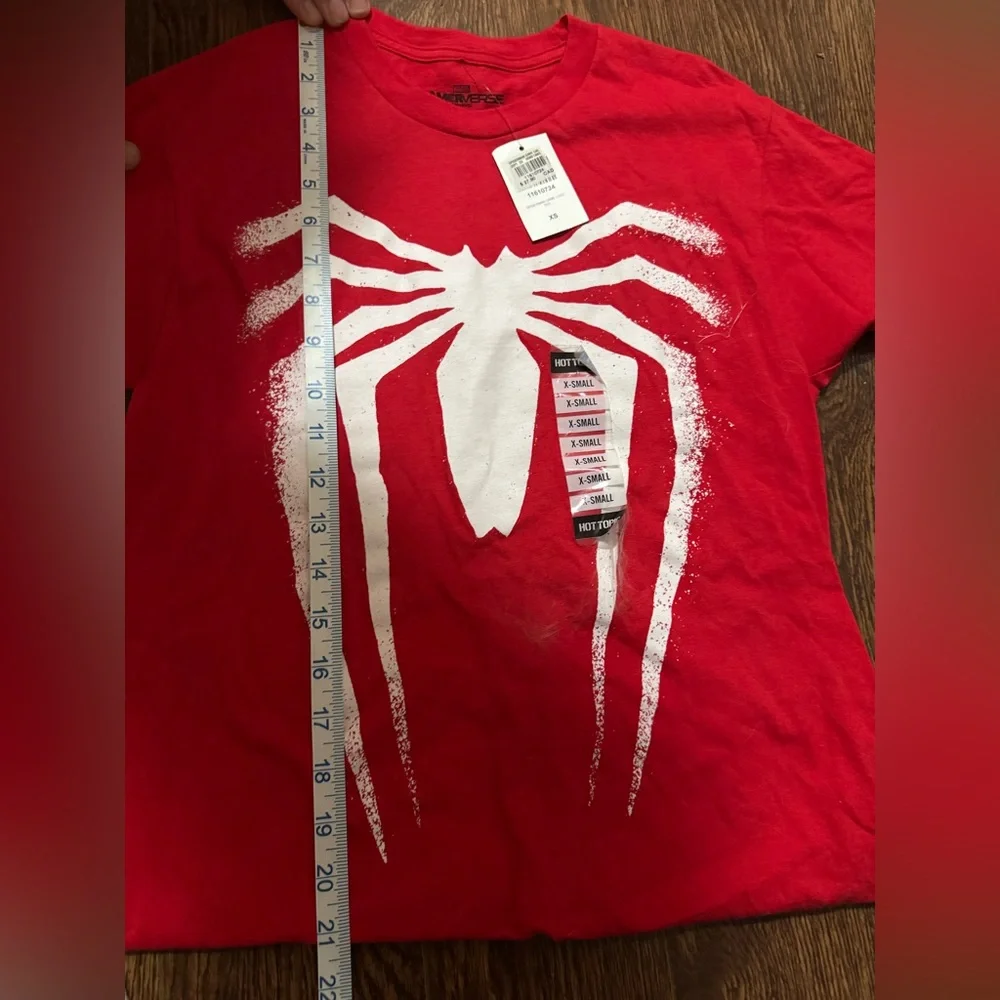 Marvel Gray Striped T-Shirt - Picture 6 of 7